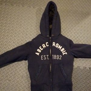 Abercrombie kids faux fur jacket